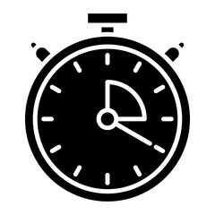 Stopwatch icon vector image. Can be used for Soccer.