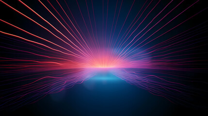 Abstract background and data transfer concept, abstract line art background