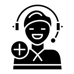 Medical Service on Call icon vector image. Can be used for Medicine I.