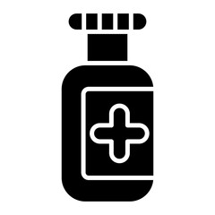 Pills Bottle icon vector image. Can be used for Medicine I.