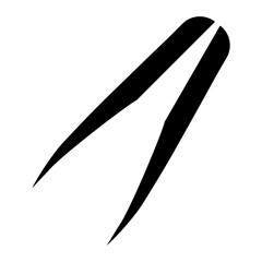 Tweezers icon vector image. Can be used for Medicine I.