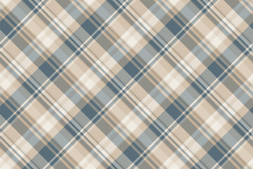 Check pattern tartan of plaid fabric texture with a textile background seamless vector.