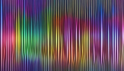 rainbow backdrop, anodized steel ripples