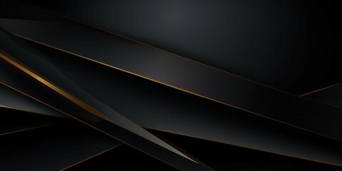 Abstract black 3d geometric background