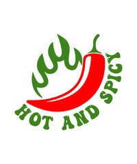 hot and spicy svg design
