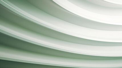 Minimalistic sage green background with geometric lines and shadows. Modern architecture backdrop with copyspace.