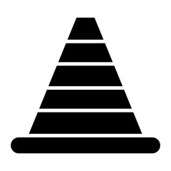 Traffic Cone icon vector image. Can be used for Auto Racing.