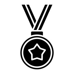 Medal icon vector image. Can be used for Auto Racing.