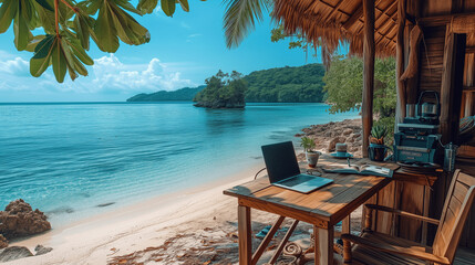 the diversity of remote workspaces in unique and inspiring locations.
