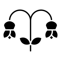 Snowdrop icon vector image. Can be used for Flowers. - obrazy, fototapety, plakaty