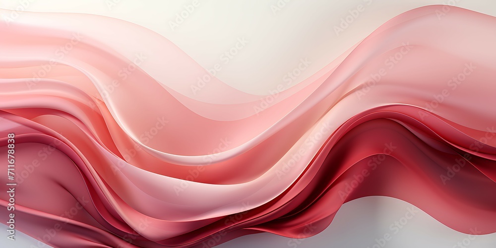Poster abstract smooth pink wave mesh gradient background design