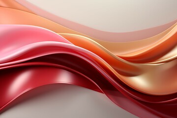 Luxury golden line background pink shades in 3d abstract style