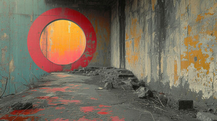 Graffiti Tunnel Perspective
