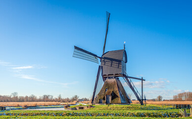 The Noordeveldse Molen is a large seesaw water mill built in 1795 to drain the Noordeveld polder....