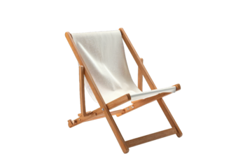 Wooden Chair With White Towel