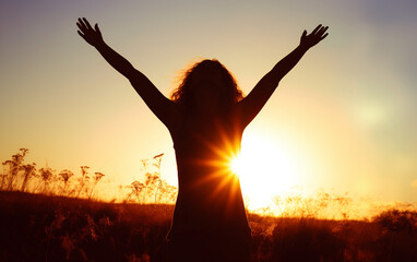 Fototapeta premium A vibrant image radiating pure happiness and joyful moments