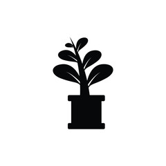house plant logo icon