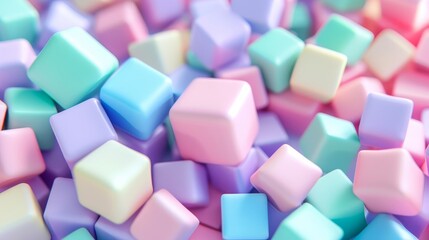 colorful cubes technology background