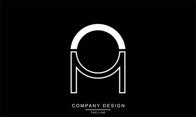 HO, OH, Abstract Letters Logo Monogram