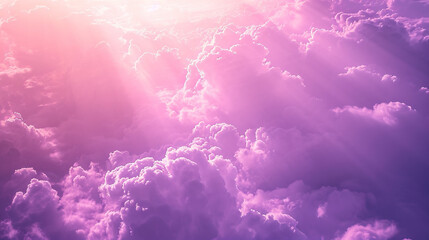Lilac Lullaby: A Soft Lilac Background with Dreamy Clouds and Restful Atmosphere, Promoting Tranquility.