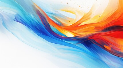 artistic abstract dynamic background illustration energetic motion, flowing vibrant, lively contemporary artistic abstract dynamic background - obrazy, fototapety, plakaty