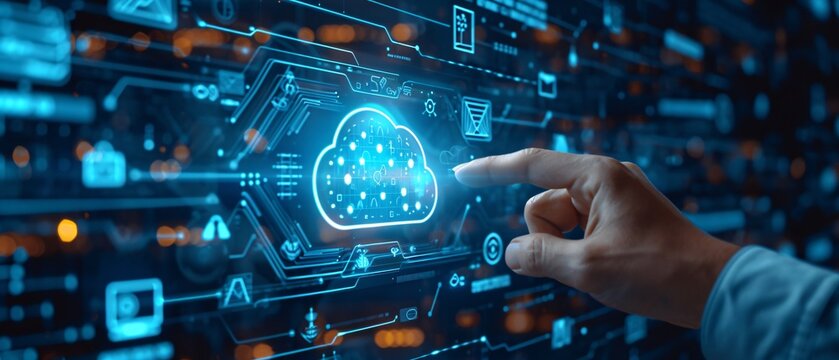 Harness the power of tomorrow's technology today with a touch-sensitive cloud computing interface.
