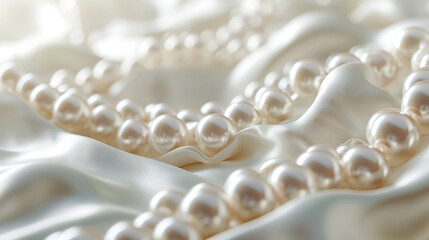 Pearl Purity: A Pearl White Background with Pure Essence and Sublime Beauty, Signifying Elegance