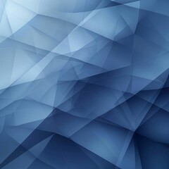 Fototapeta premium Intersecting layers of blue paper create a textured geometric abstract design with a sense of depth. 
