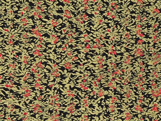 Floral pattern printed cloth texture, Cotton fabric abstract colourful texture