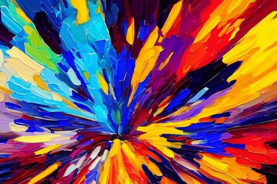Peinture color&eacute;e.