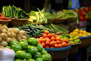 Short food supply chains SFSCs concept - farmers, agriculture and solidarity purchase groups. Farmers market