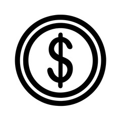 Obraz premium dollar sign icon 