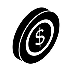 Obraz premium dollar sign icon 