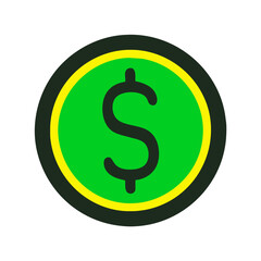 dollar sign icon	