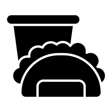 Taco Bar icon vector image. Can be used for Catering.