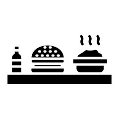 Food icon vector image. Can be used for Catering.