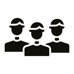 Group Member icon vector image. Can be used for Vacation Planning.