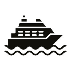 Fototapeta na wymiar Cruise icon vector image. Can be used for Vacation Planning.