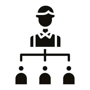 Group Leader icon vector image. Can be used for Vacation Planning.