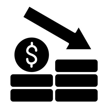 Profit Loss icon vector image. Can be used for Business & Economy.