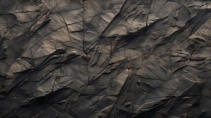 Stone Texture. Layered Geological Layers. Weathered Surface of Rocky Stone Plateau. Cracks	