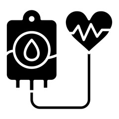 Blood Bag icon vector image. Can be used for Health Checkup.
