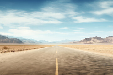 A picture of an empty road