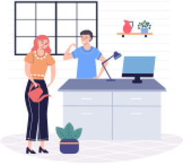 Colleagues vector illustration. Fellow teammates bring diverse perspectives and expertise, enhancing quality collaborative efforts Partnerships in business enable colleagues to leverage each others