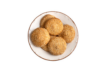 Cookies made with cookie molds named kombe. Traditional local foods of Antakya.