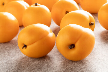 Fresh ripe healthy nectacod fruit close up