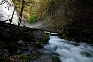 Obraz premium Rocky Brook Falls - Brinnon Washington