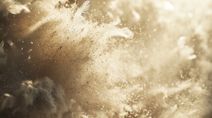  dust particles in the sunlight