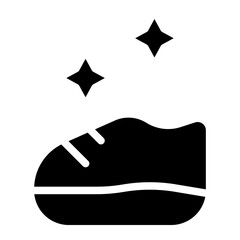 shoe glyph icon