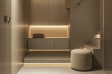 Modern Corner with Stylish Furniture and Neutral Tones